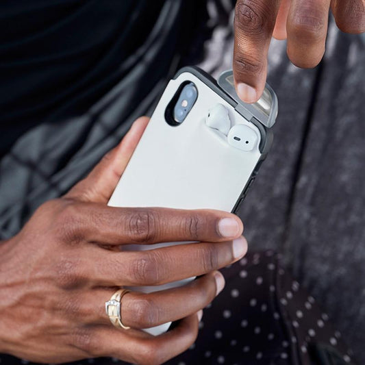 Electro Gadget Hub Phone Case With Airpods Holder