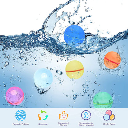 Electro Gadget Hub™ Reusable Water Balloons (12 pcs)